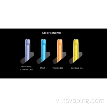 Yooz vape pen e-thuốc lá 550puffs-mint